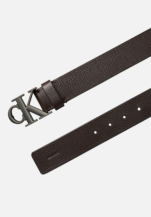 Calvin Klein - Ck Buckle 40Mm Fixed - Dark Brown