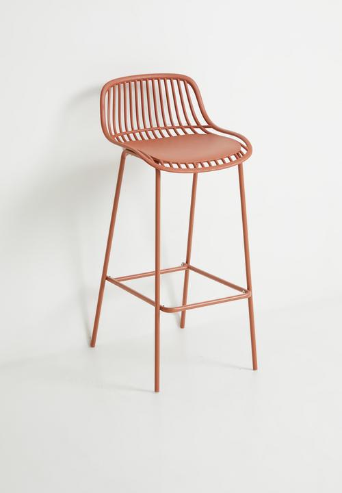 Sixth Floor - Oslo Barstool - Rust