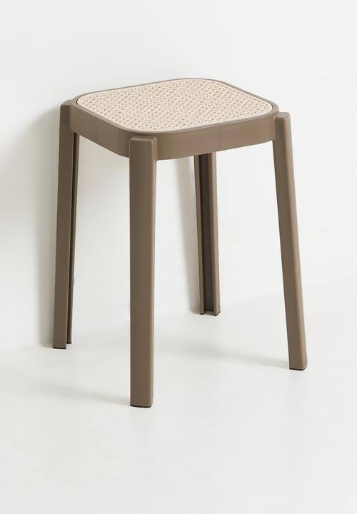 Sixth Floor - Kyoto Stool - Taupe