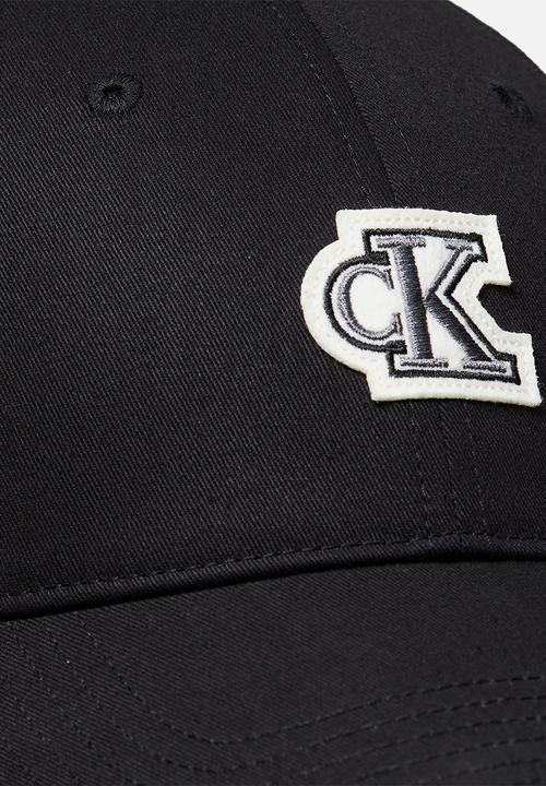 Calvin Klein - Cotton Twill Smll Felt Patch Cap - Black
