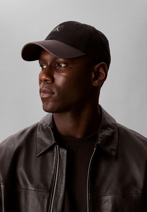 Calvin Klein - Washed Material Blocked Cap - Black