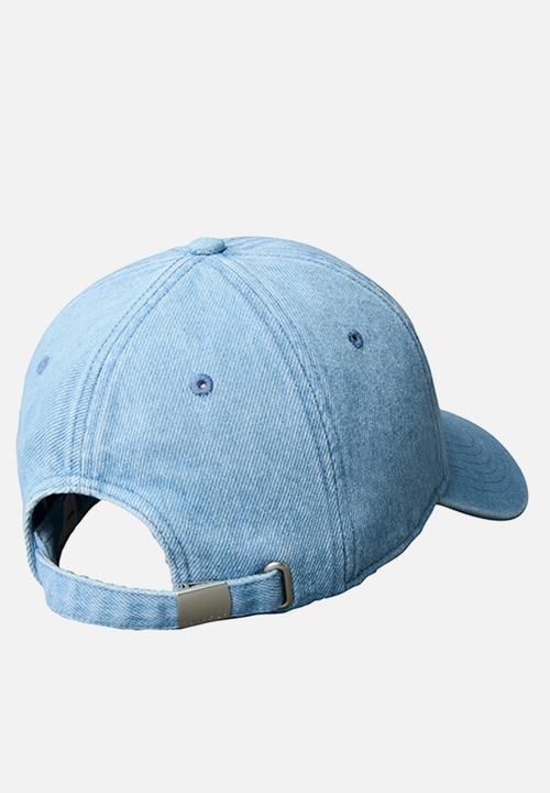 Calvin Klein - Monogram Embroidery Denim Cap - Blue