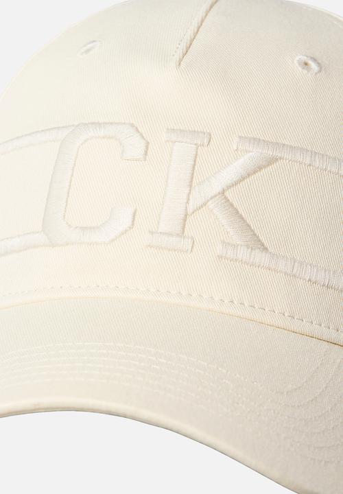 Calvin Klein - Cotton Twill Collegiate Cap - Neutrals