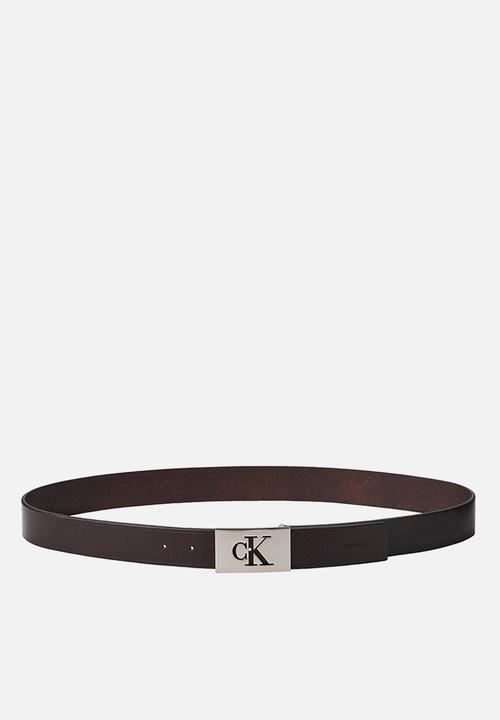 Calvin Klein - Ssnl Mono Plaque 35Mm Fixed - Dark Brown