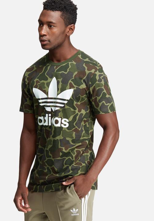adidas Originals - Trefoil camo tee