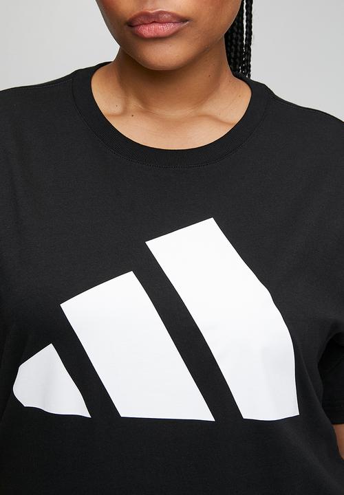 adidas Performance - Plus w bl sj t 2 s26 tee - black/white