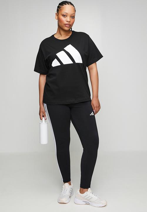 adidas Performance - Plus w bl sj t 2 s26 tee - black/white
