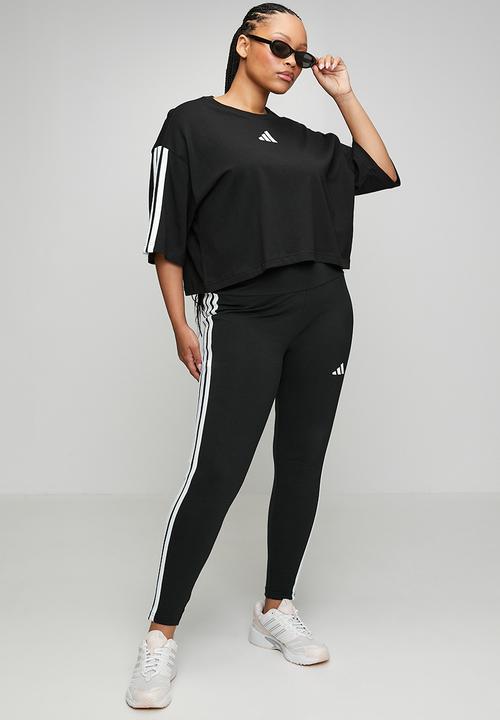 adidas Performance - Plus w 3s nf sj leg - black/white