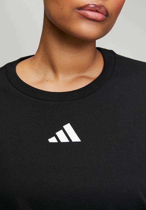 adidas Performance - Plus w 3s sj tlr t s26 tee - black/white