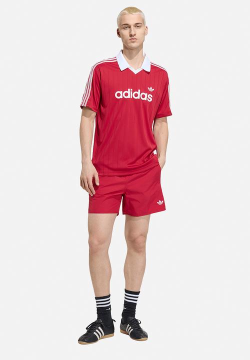 adidas Originals -  Adicolor Drop Needle Jersey -Red/White