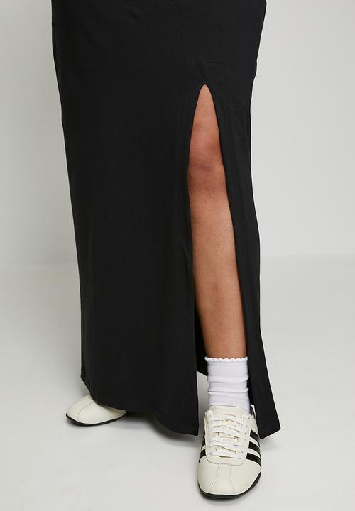 adidas Originals - Plus v-neck dress w - black white