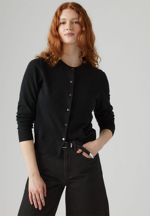 Levi’s® - Super Soft Crewneck Cardi - Anthracite Night Cotton Blend