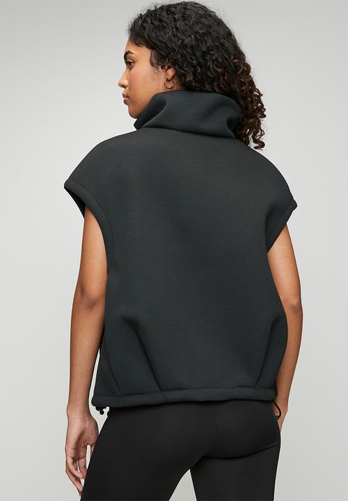 Nike - W Nk Pregame Fleece Vest - Black/Black