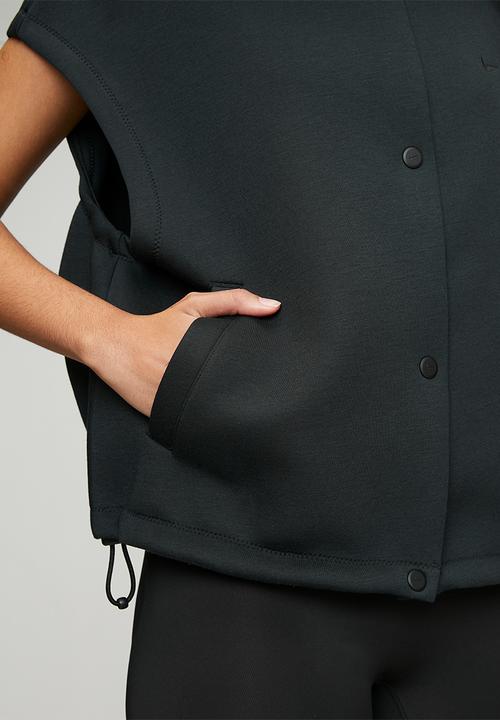 Nike - W Nk Pregame Fleece Vest - Black/Black