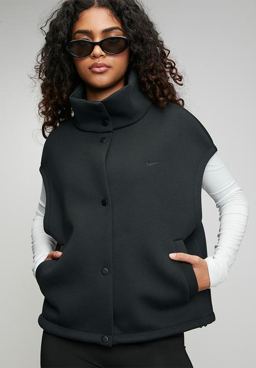 Nike - W Nk Pregame Fleece Vest - Black/Black