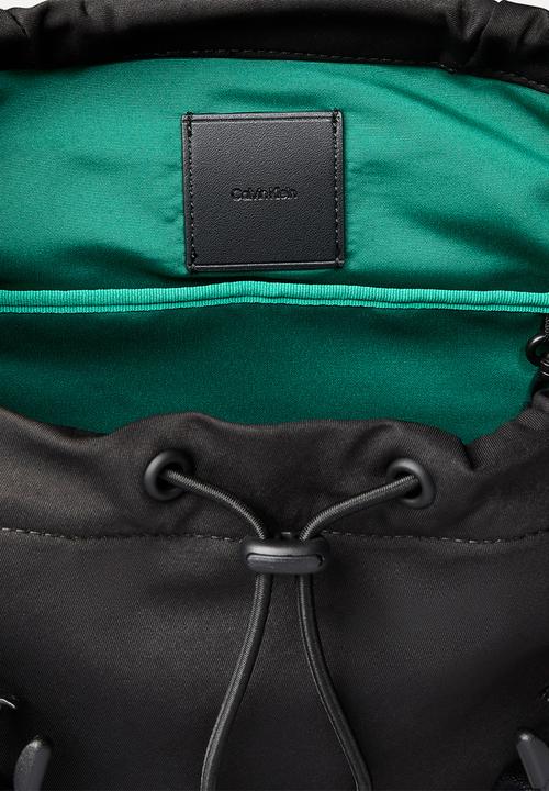 Calvin Klein - Canvas Mix Backpack - Black