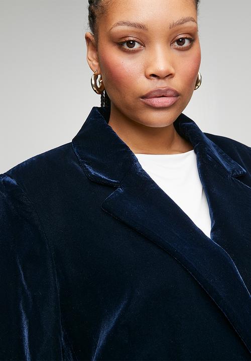 MANGO - Plus blazer combi - navy