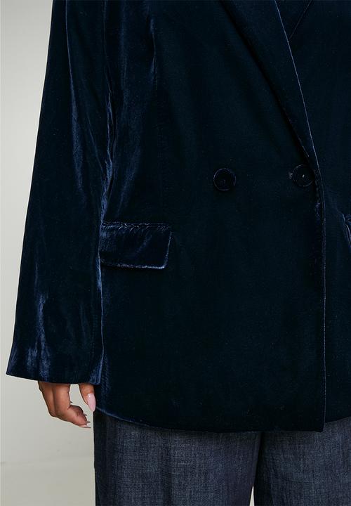 MANGO - Plus blazer combi - navy