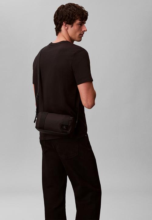 Calvin Klein - Canvas Mix Camera Bag - Black
