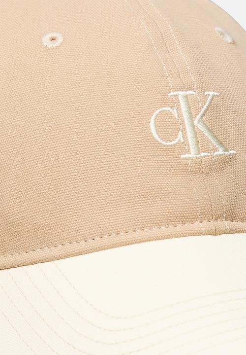 Calvin Klein - Washed Material Blocked Cap - Neutrals