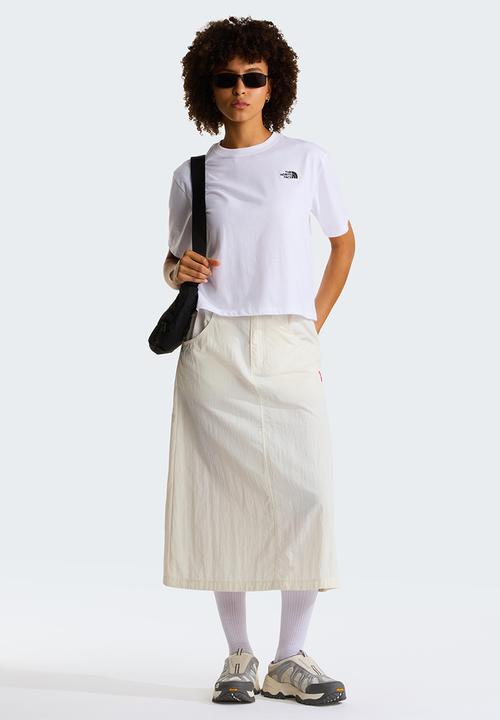 The North Face - W Evolution Simple Dome Crop Rlx Ss Tee - Tnf White