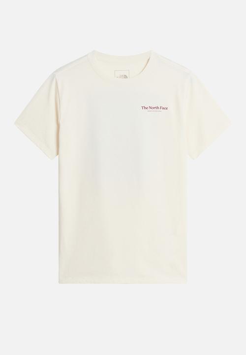 The North Face - W Monte Regular Short Sleeve Tee - Graphic  - White Dune