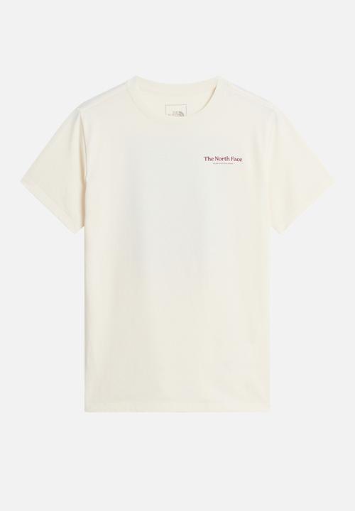 The North Face - W Monte Regular Short Sleeve Tee - Graphic  - White Dune