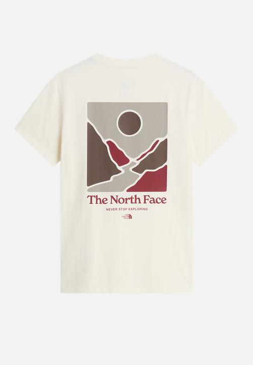 The North Face - W Monte Regular Short Sleeve Tee - Graphic  - White Dune