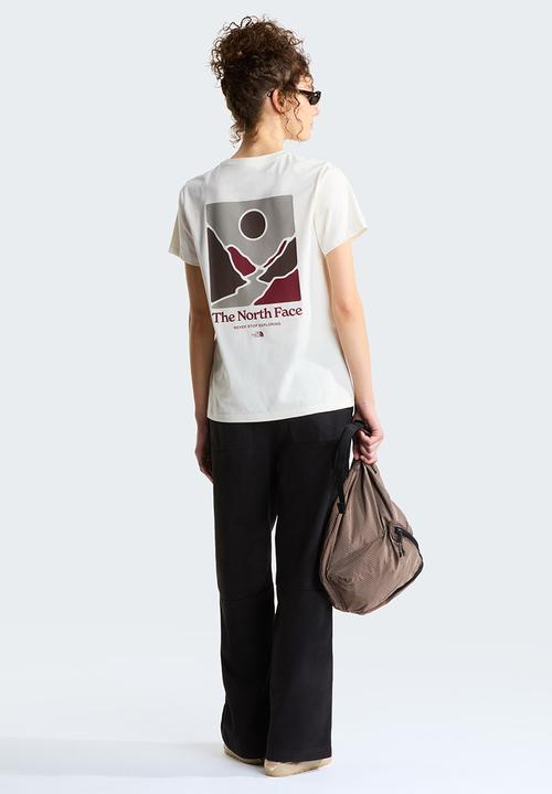 The North Face - W Monte Regular Short Sleeve Tee - Graphic  - White Dune
