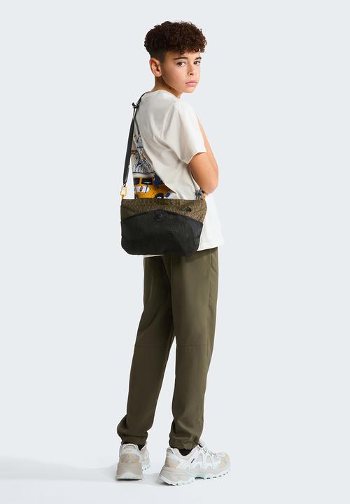 The North Face - Teen b outdoor regular ss tee  -  graphic - white dune (qli)