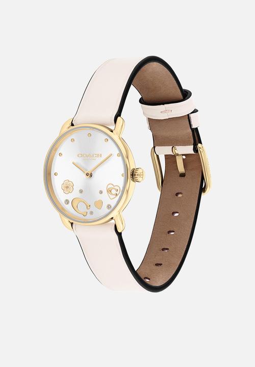 Coach - Elliot 14504305CH Watch - Silver/White