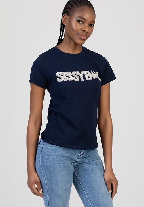 SISSY BOY - Star Girl Regular T-shirt - Navy