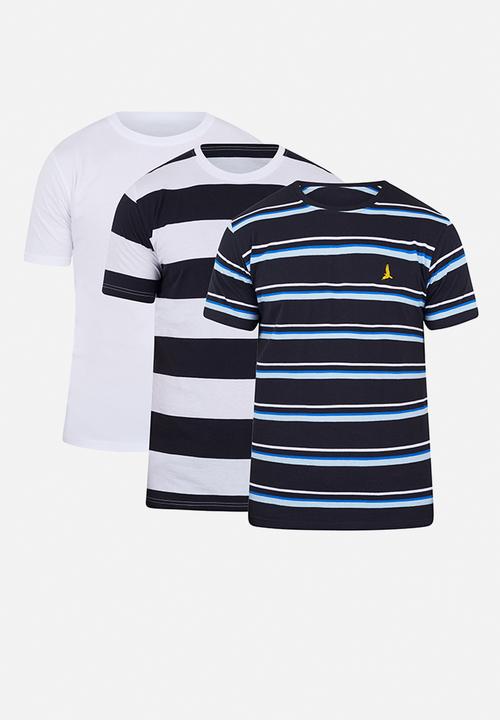 Brave Soul - Energy T-shirt - Optic White / Midnight Navy