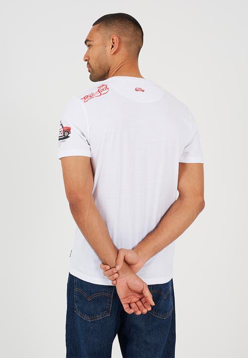Brave Soul - Klatten T-shirt - Optic White