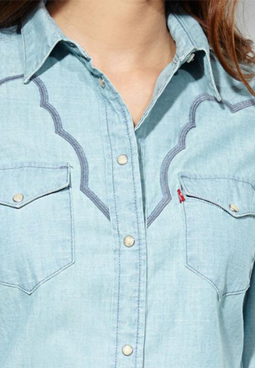 Levi’s® Ladies - Tailored Novelty Western Shirt – Denim