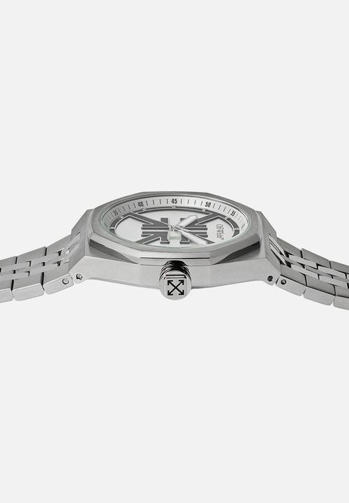 Off-White - NO GRID Watch - Silver