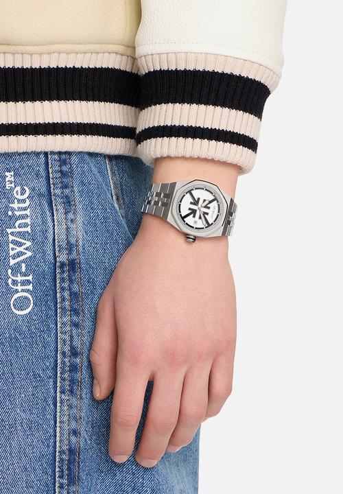 Off-White - NO GRID Watch - Silver