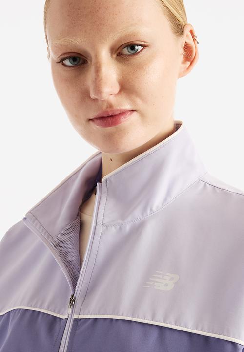 New Balance  - New Balance Trackside Jacket - Dark Smoked Violet