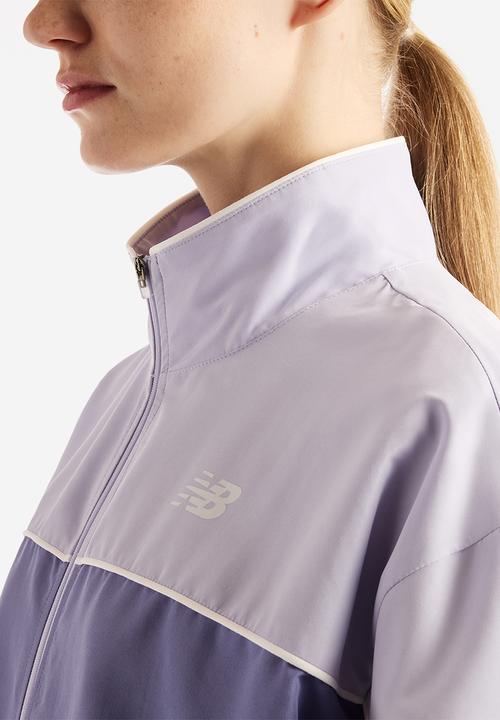 New Balance  - New Balance Trackside Jacket - Dark Smoked Violet
