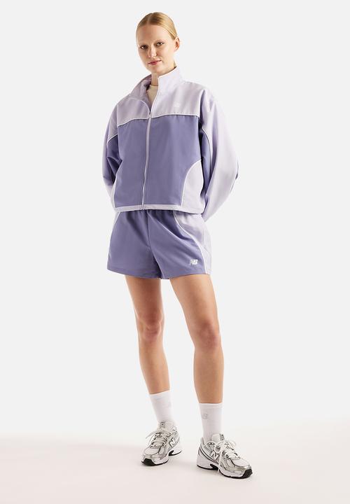 New Balance  - New Balance Trackside Jacket - Dark Smoked Violet