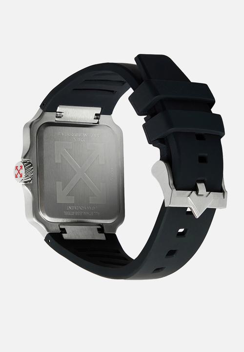 Off-White - PROTO LAYER Watch - Two Tone Silver & Black Color