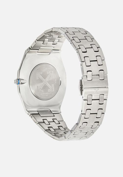 Off-White - ON TIME Watch - Silver