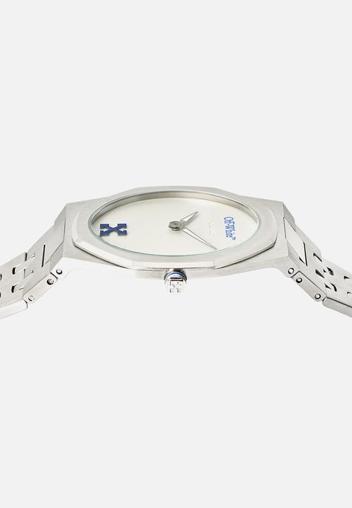 Off-White - ON TIME Watch - Silver