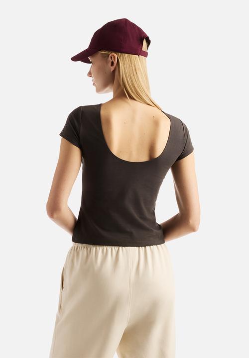 New Balance  - New Balance Fitted Tee - Black Cement