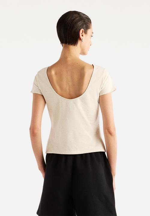 New Balance  - New Balance Fitted Tee - Linen Heather