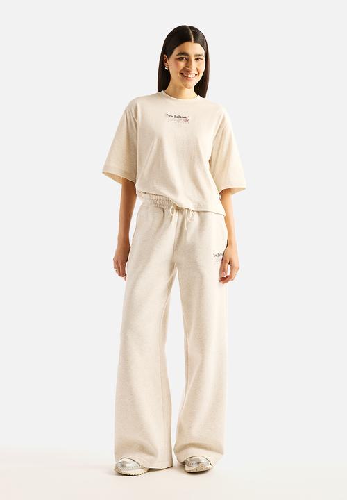 New Balance  - New Balance Trackside Tee - Linen Heather