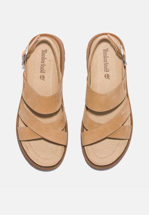Timberland - Clairemont way backstrap sandal -  medium beige nubuck