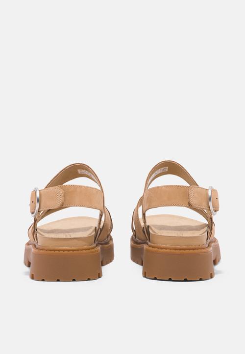 Timberland - Clairemont way backstrap sandal -  medium beige nubuck