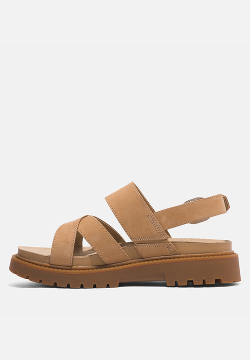 Timberland - Clairemont way backstrap sandal -  medium beige nubuck