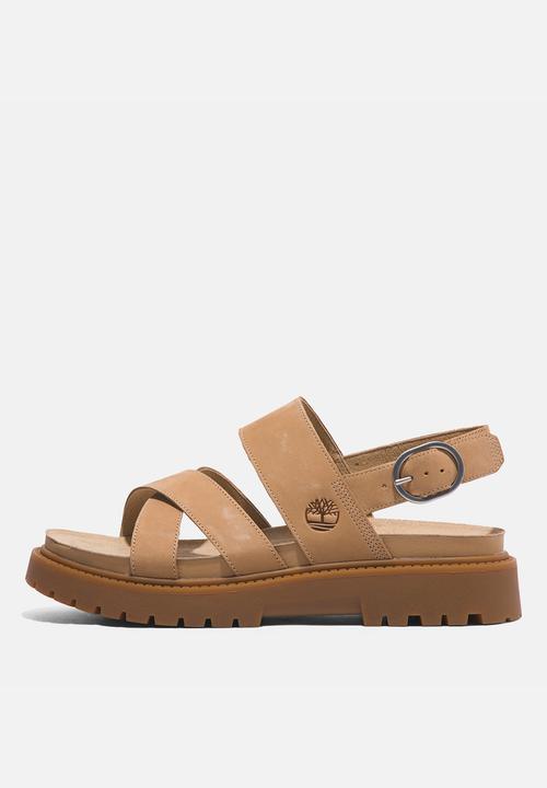 Timberland - Clairemont way backstrap sandal -  medium beige nubuck